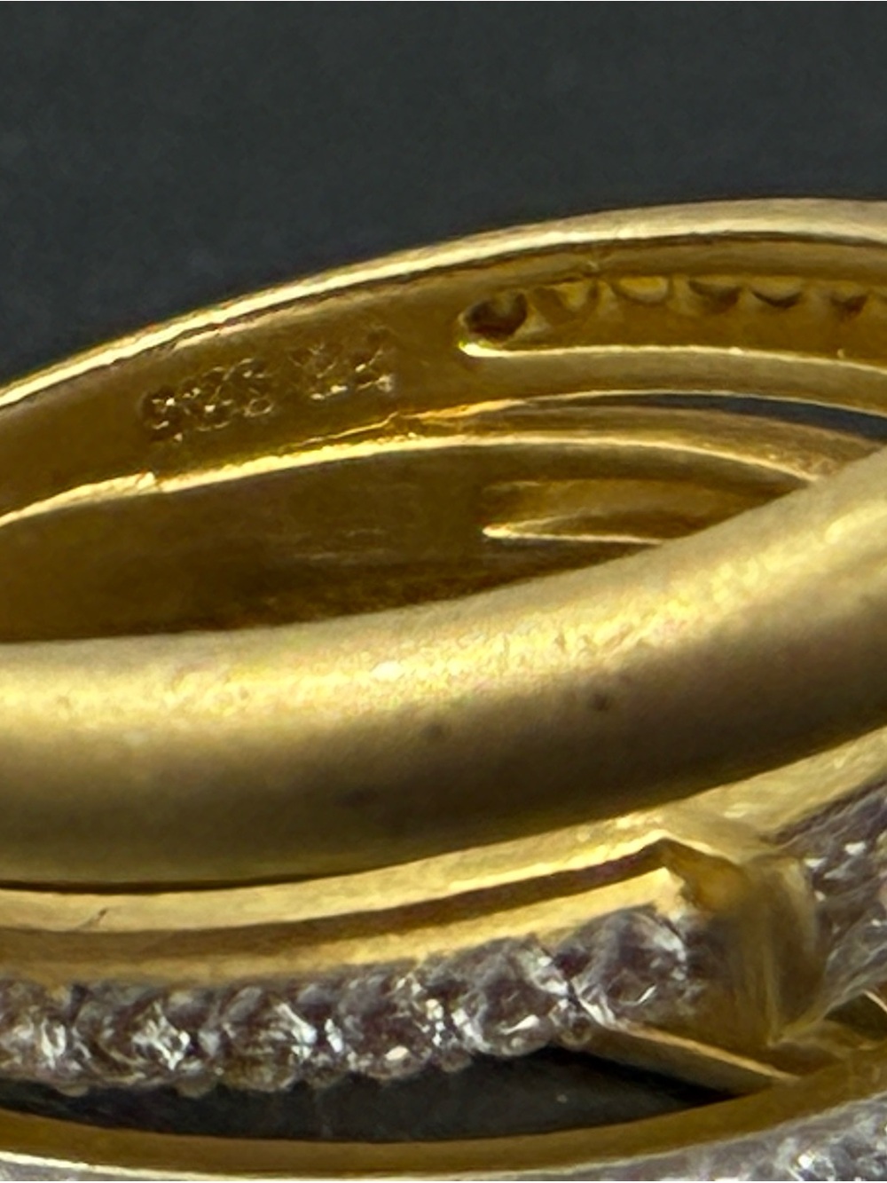Freida Rothman gold statement ring Sz 5
925 Sterling Silver - Picture 4 of 9